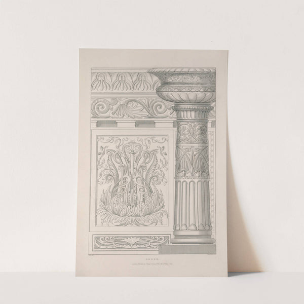 Rudiments of curvilinear design Pl.03 (1839) by George Phillips