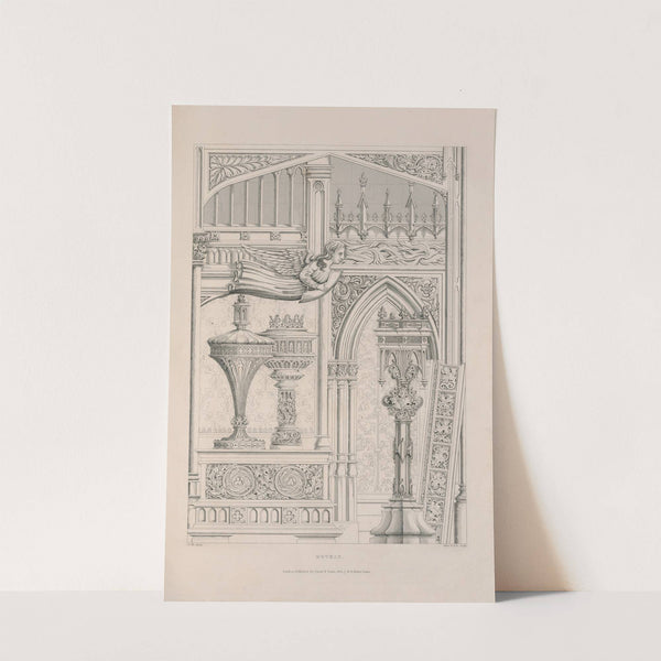 Rudiments of curvilinear design Pl.22 (1839) by George Phillips