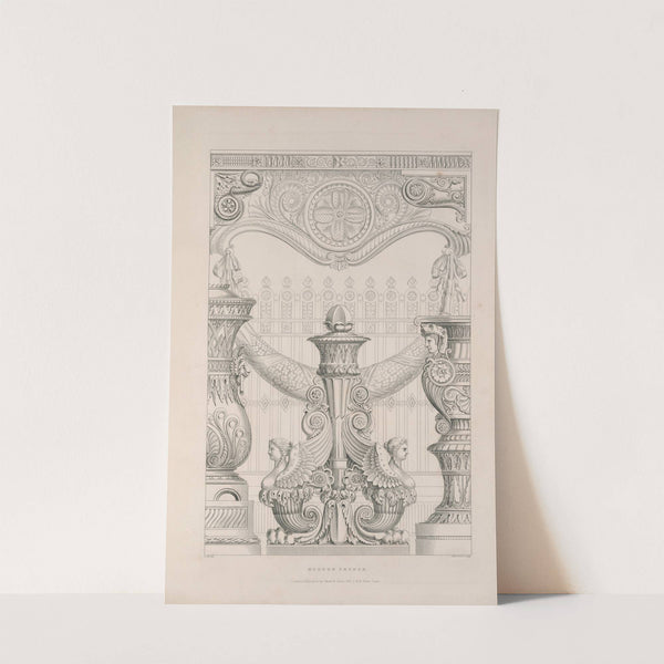 Rudiments of curvilinear design Pl.41 (1839) by George Phillips