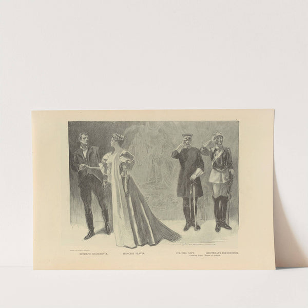 Rudolph Rassendyll. Princess Flavia (1893-1900) by Charles Dana Gibson