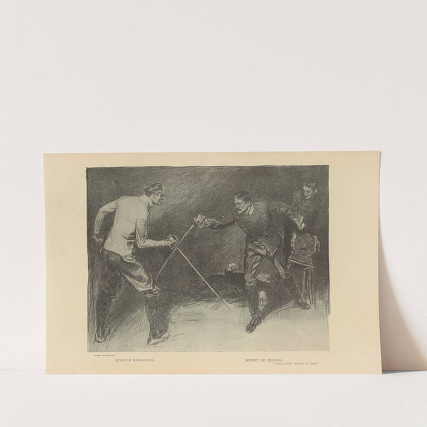 Rudolph Rassendyll. Rupert of Hentzau (1893-1900) by Charles Dana Gibson