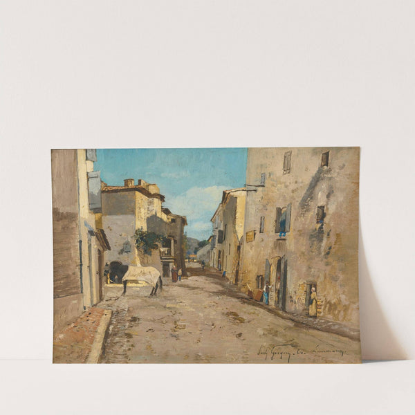Rue À Lourmarin (Vaucluse) by Paul-Camille Guigou