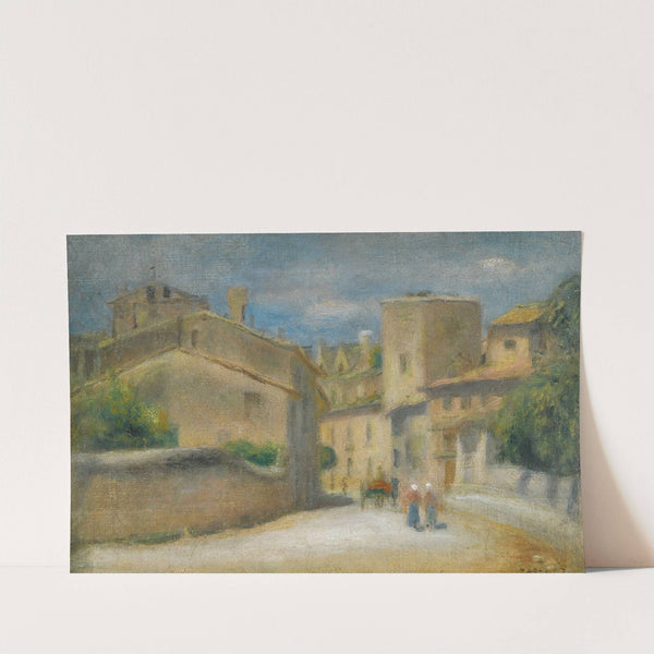 Rue A Villeneuve-Les-Avignon by Pierre-Auguste Renoir