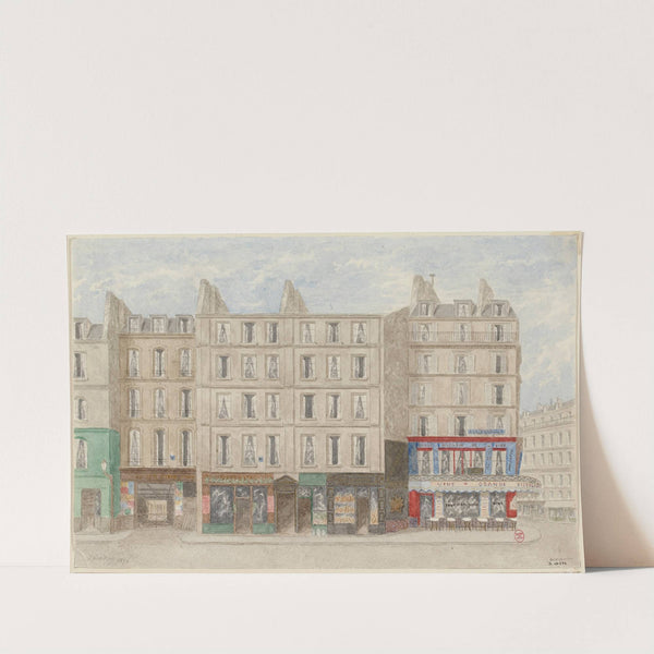 Rue Beaubourg Nº15 à 19, 4ème arrondissement by Jules Gaildrau