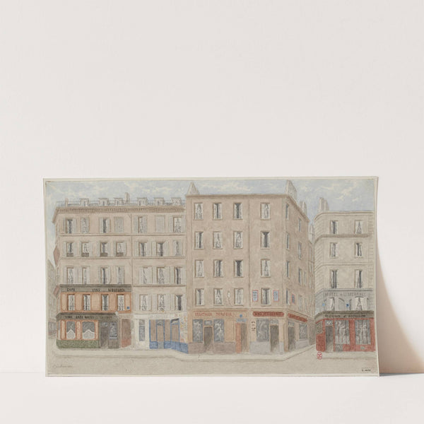 Rue Beaubourg Nº16 à 20, 4ème arrondissement by Jules Gaildrau