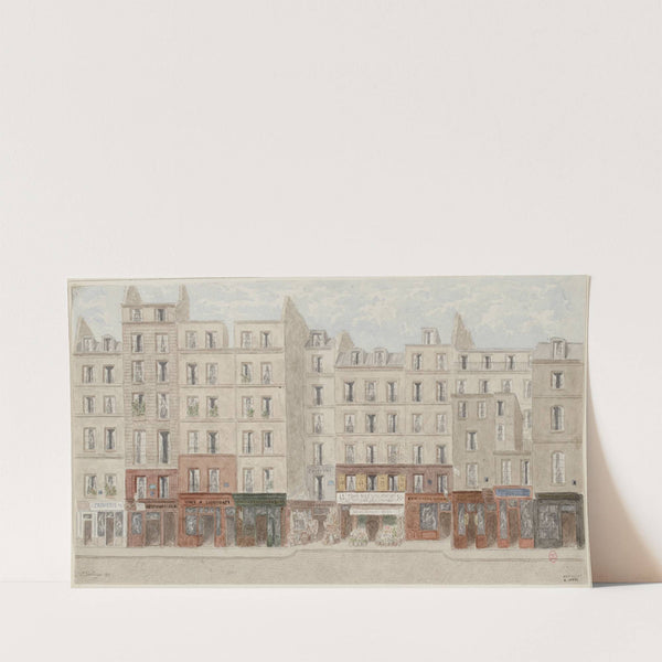 Rue Beaubourg Nº2 à 14, 4ème arrondissement by Jules Gaildrau
