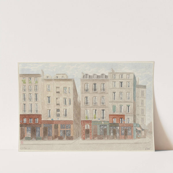 Rue Beaubourg Nº22 à 28, 3ème arrondissement by Jules Gaildrau