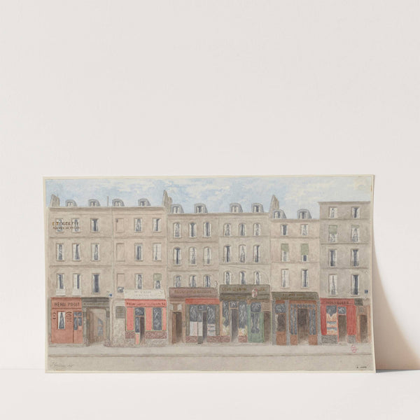 Rue Beaubourg Nº30 à 36, 3ème arrondissement by Jules Gaildrau