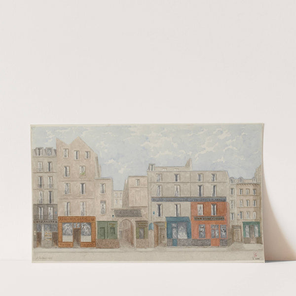 Rue Beaubourg nº38 à 44, 3ème arrondissement by Jules Gaildrau