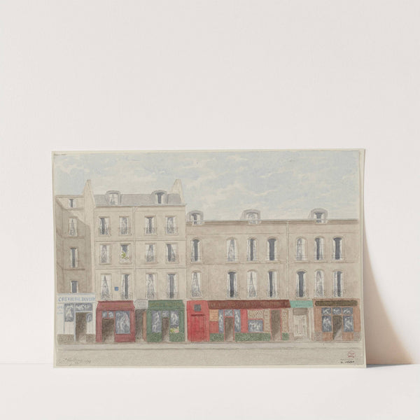 Rue Beaubourg nº47 et 49, 3ème arrondissement by Jules Gaildrau