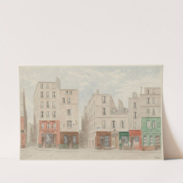 Rue Beaubourg nº9 à 13, 4ème arrondissement by Jules Gaildrau