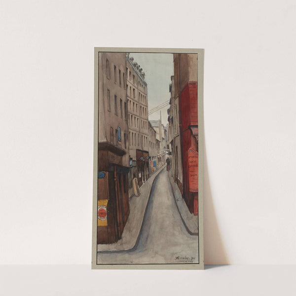 Rue Brantôme. (anciennement rue des Petits Champs donnant rue Saint Martin et rue Beaubourg) (1896) by F. Séguin