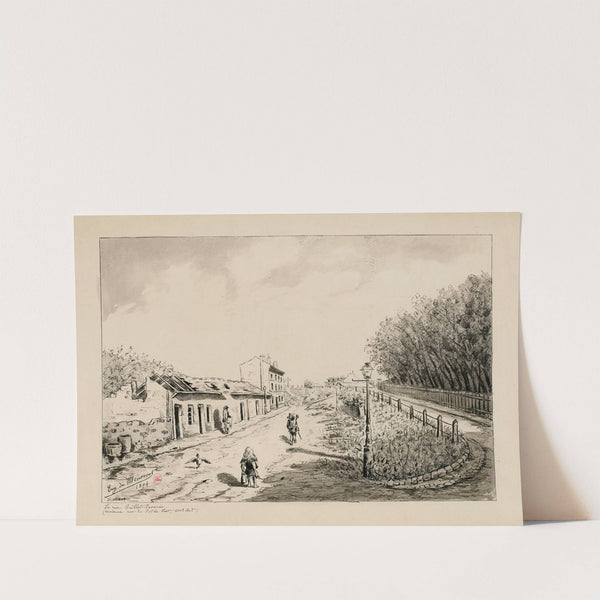 Rue Brillat-Savarin, ancienne rue du Pot-au-Lai (1894) by Eugène de Ménorval