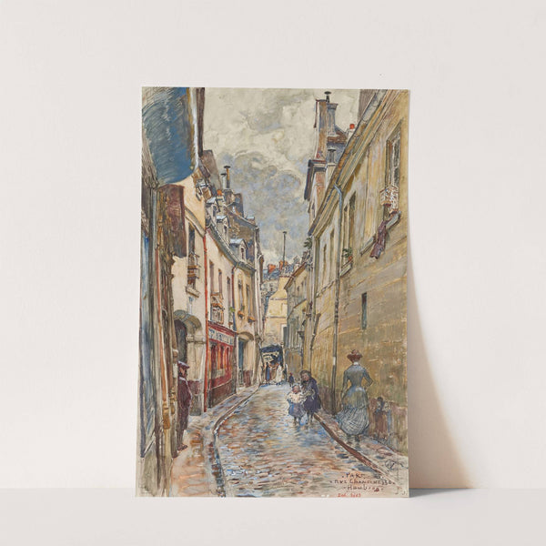 Rue Chanoinesse, en 1905. 4ème arrondissement by Frédéric Houbron