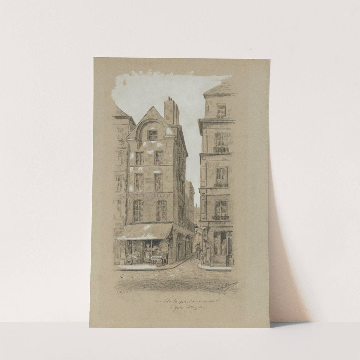 Rue Cloche-Perce, 4ème arrondissement (1895-1905) by Robert Frémont