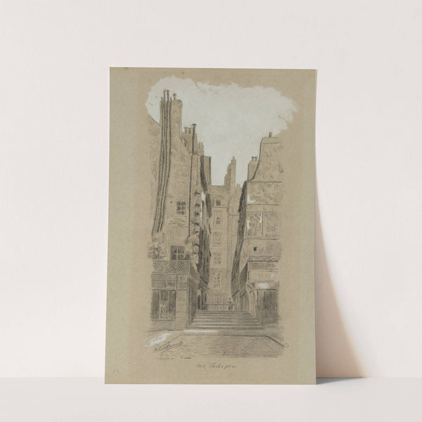 Rue Cloche-Perce, 4ème arrondissement. (1895-1905) by Robert Frémont