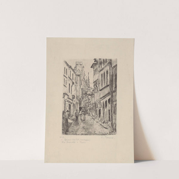 Rue Damiette, à Rouen (1884) by Camille Pissarro