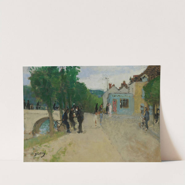 Rue Dans Le Village by Pierre-Eugène Montézin