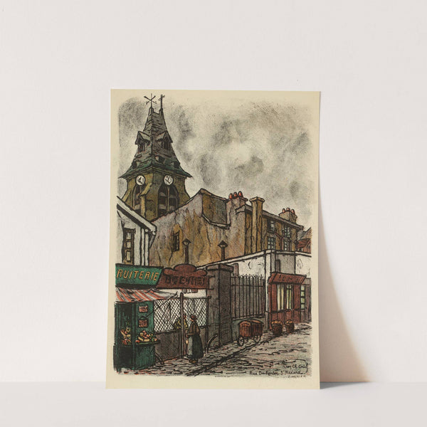 Rue Daubenton (1921) by Jean-Charles Contel