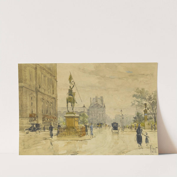 Rue de Jeanne d'Arc, Paris by Réné Leverd