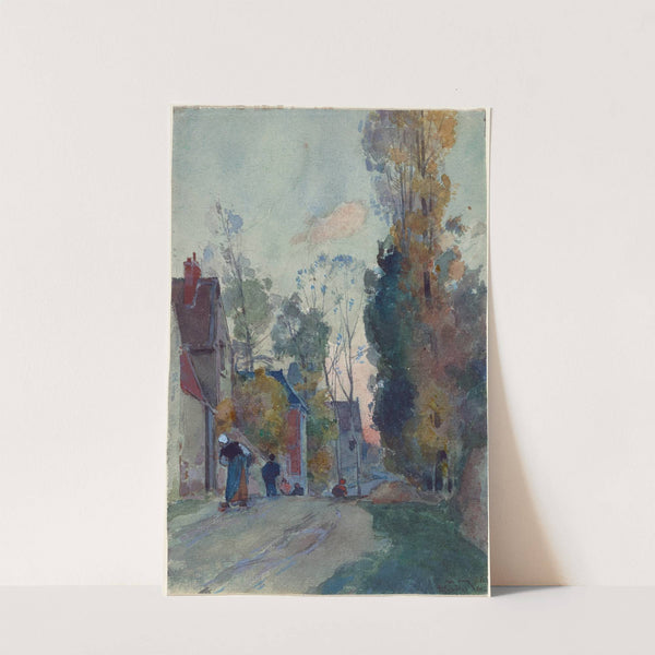 Rue de Jouy le Comte (probably 1880) by Auguste Louis Lepère