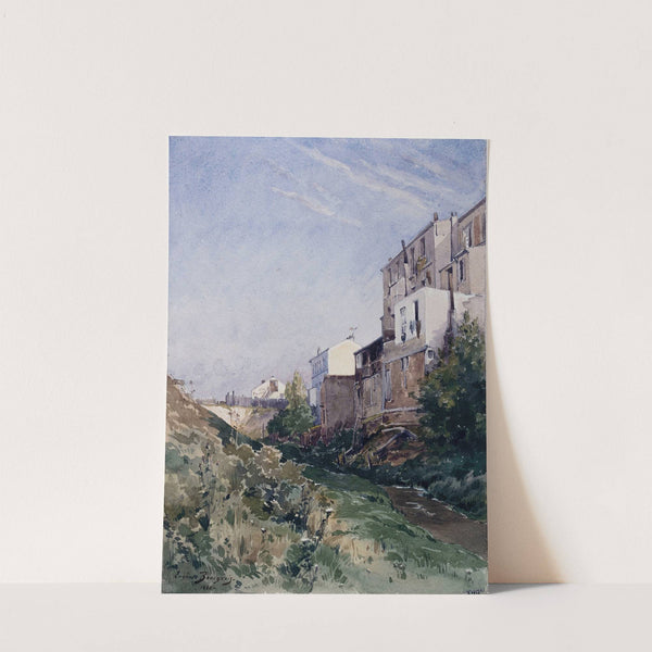 Rue de la Fontaine à Mulard by Eugène Bourgeois