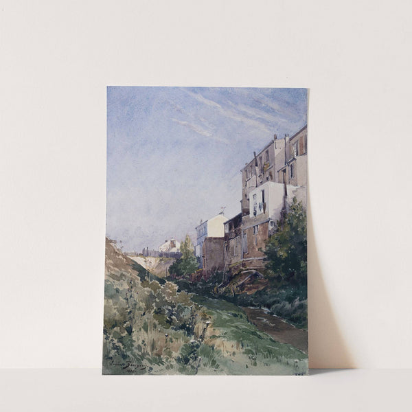 Rue de la Fontaine à Mulard by Eugène Bourgeois