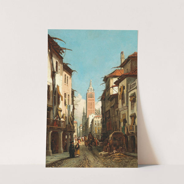 Rue de la Giralda (Seville) by François Antoine Bossuet