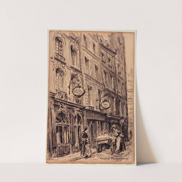 Rue de la Parcheminerie, marchande des quatre saisons by Camille Bourget