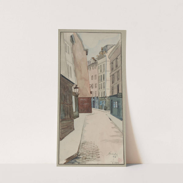 Rue de Lanneau (1895) by F. Séguin