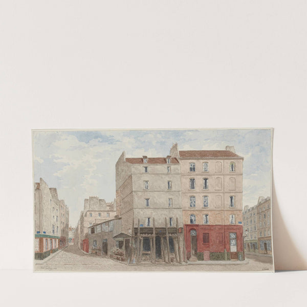 Rue de l’Hôtel Colbert Nº17 et 19, 5ème arrondissement by Jules Gaildrau