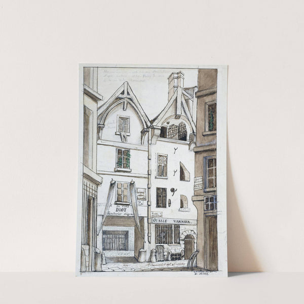 Rue de Mondétour (1839) by Alfred Bonnardot