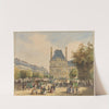 Rue de Rivoli and Pavillon Marsan by François Etienne Villeret