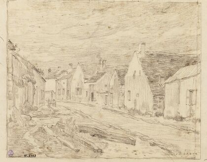 Rue de village — size preview