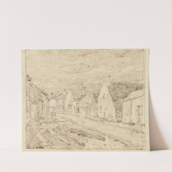 Rue de village by Jean Charles Cazin