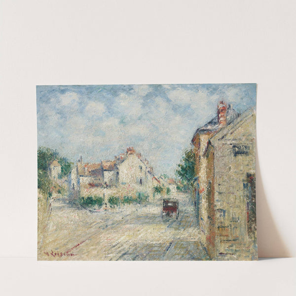 Rue de village en Normandie by Gustave Loiseau