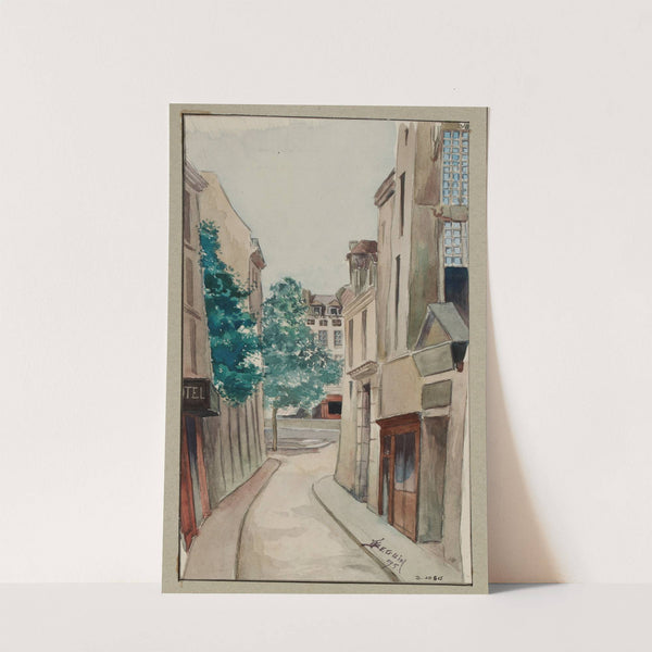 Rue des Grands Augustins (1895) by F. Séguin