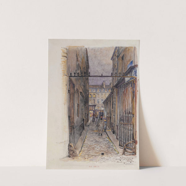 Rue des Oiseaux, Marché des Enfants-Rouges, le soir. 3ème arrondissement by Frédéric Houbron