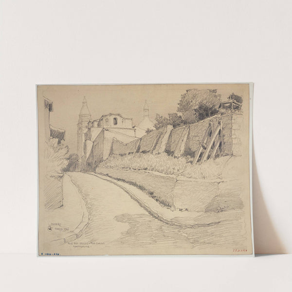 Rue des Saules et rue Cortot, à Montmartre by Ferdinand Boberg