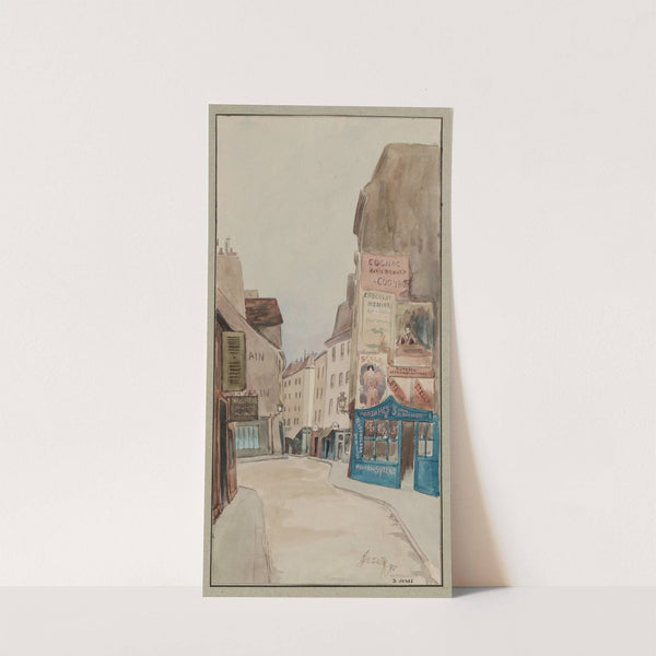 Rue Descartes (1895) by F. Séguin