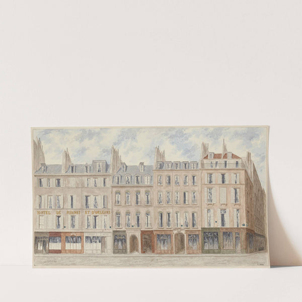 Rue D’Orlèans-Saint-Honoré nº11 à 19 (supprimée par le percement de la rue du Louvre) by Jules Gaildrau