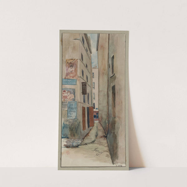 Rue du Chat qui pêche (1895) by F. Séguin