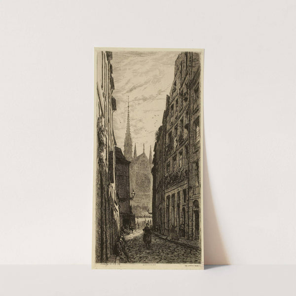 Rue du Fouarre (1866) by Alfred Alexandre Delauney