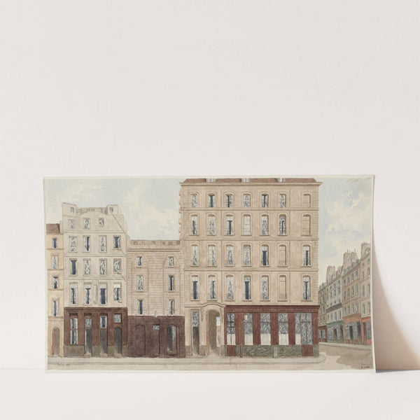 Rue du Fouarre Nº13 à 19, 5ème arrondissement by Jules Gaildrau