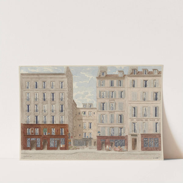 Rue du Four Nº20 à 26, 6ème arrondissement by Jules Gaildrau