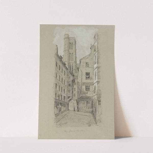 Rue du Grenier-sur-l’Eau, 4ème arrondissement (1895-1905) by Robert Frémont