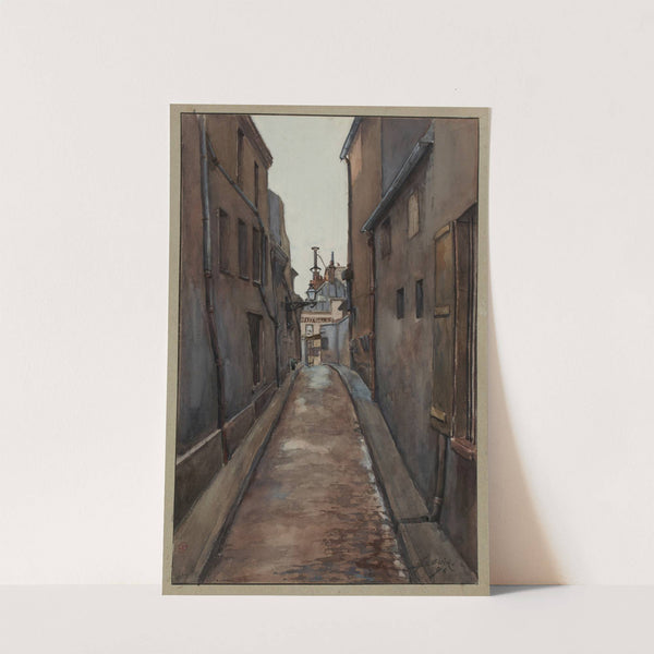 Rue du Maure et passage de la Réunion donnant rue Beaubourg et rue Saint Martin (1896) by F. Séguin