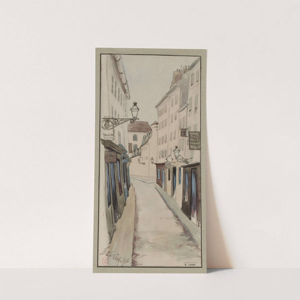 Rue du Pot-de-Fer (1895) by F. Séguin