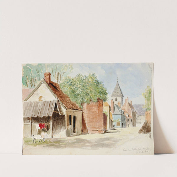 Rue du Puits Sale, St. Valery by Miner Kilbourne Kellogg