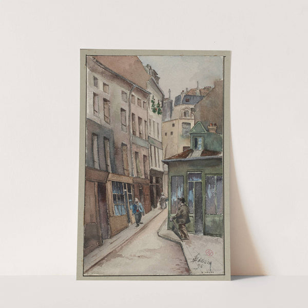 Rue du Sabot (1895) by F. Séguin